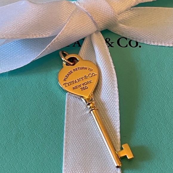 Tiffany rose gold RTT heart key - Picture 2 of 6